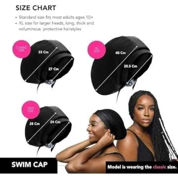 Hairbrella Waterproof Adjustable Swim Cap for All Ages