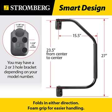 Stromberg Carlson AM-800 Lend-A-Hand Foam Grip - Durable and Versatile Safety Rail for RVs