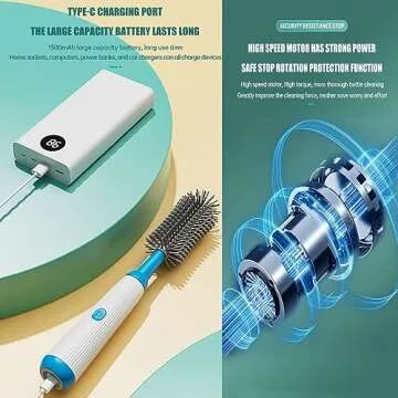 Electric Bottle Brush for Effortless Cleaning