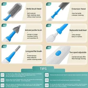 Electric Bottle Brush for Effortless Cleaning
