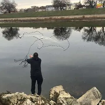 BASSDASH Saltwater Cast Net - Durable and Easy to Use