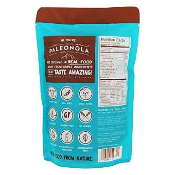 Paleonola – Grain Free Granola – Non-GMO, Grain, Soy, Gluten, Dairy Free – Low Carb Protein Snack, Original, Apple Pie, Maple Pancake Variety 3 Pack