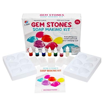 Gem Stones Soap Making Kit for Kids and Teens
