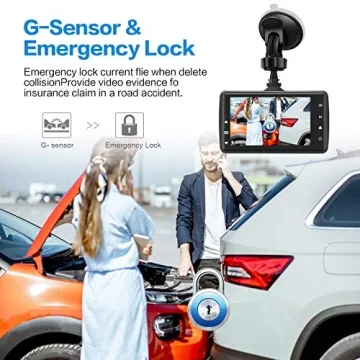 BOOGIIO 1080P FHD Dash Cam with 32G SD Card