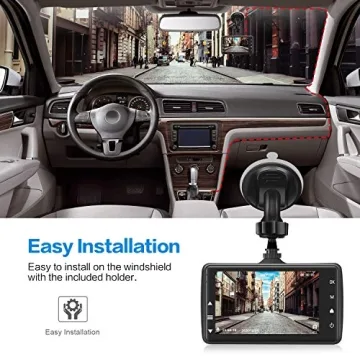 BOOGIIO 1080P FHD Dash Cam with 32G SD Card