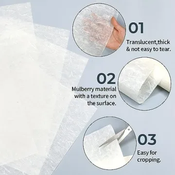 50/100 Sheets A4 FIVEIZERO Natural Mulberry Paper