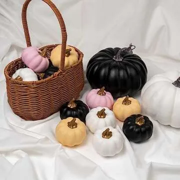 Vibrant WangLaap Assorted Pink Pumpkins for Fall Decor