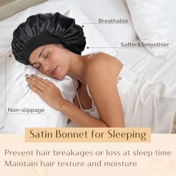 YANIBEST Silk Bonnets for Hair - Stay Stylish While Sleeping