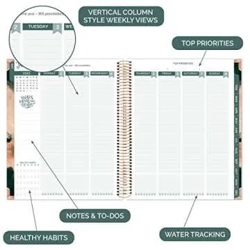 Bloom 2023 Hardcover Goal Planner - Inspire & Organize