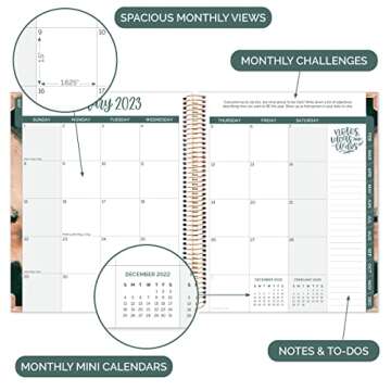 Bloom 2023 Hardcover Goal Planner - Inspire & Organize