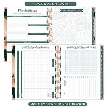 Bloom 2023 Hardcover Goal Planner - Inspire & Organize