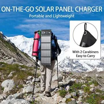 ELECAENTA 30W Solar Panel Charger with 3 USB Ports, PD 18W USB C Fast Charging, IPX5 Waterproof, Foldable Portable ETFE Solar Charger for iPhone, iPad, Samsung Galaxy, LG and Camping Backpacking