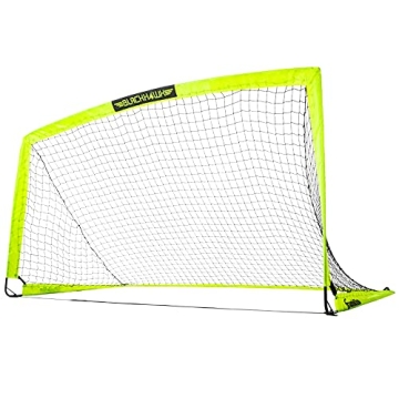 Franklin Sports Blackhawk Black Portable Soccer Goal - Perfect for Kids and Beginners!