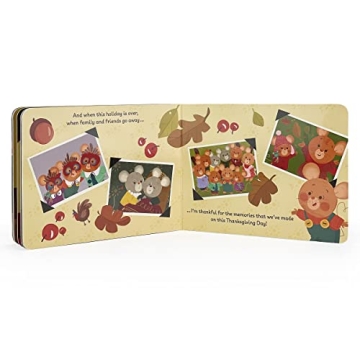Thankful Thanksgiving Children's Board Book for Kids