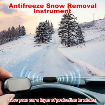 Anti-Freeze Electromagnetic Car Snow Removal Device, Upgraded Electromagnetic Car Defroster, Rechargeable Car Interference Antifreeze (2 pcs)