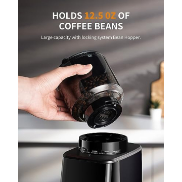 Premium SHARDOR Electric Coffee Grinder with 51 Settings