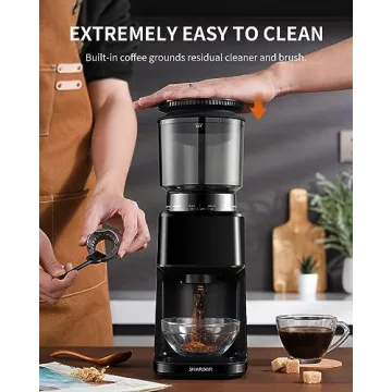 Premium SHARDOR Electric Coffee Grinder with 51 Settings