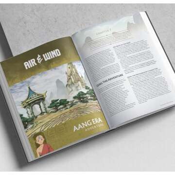 Magpie Games Wan Shi Tong's Adventure Guide - Avatar Legends: The Roleplaying Game expansion, hardcover tabletop RPG rulebook, full-color, Avatar Legends iconic and original art, silk bookmarks