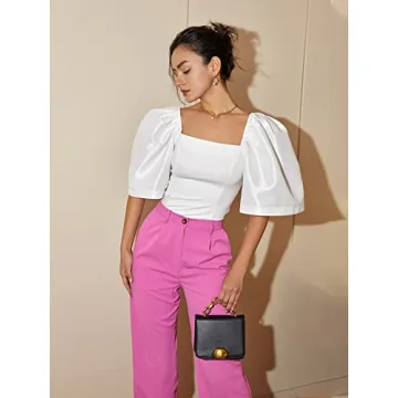 Elegant Puff Sleeve Blouse for Women