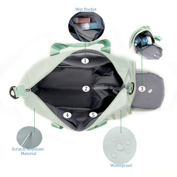 SOLOAD Sports Gym Bag for Travel & Workouts