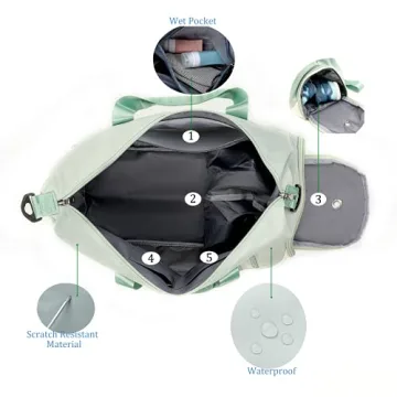 SOLOAD Sports Gym Bag for Travel & Workouts