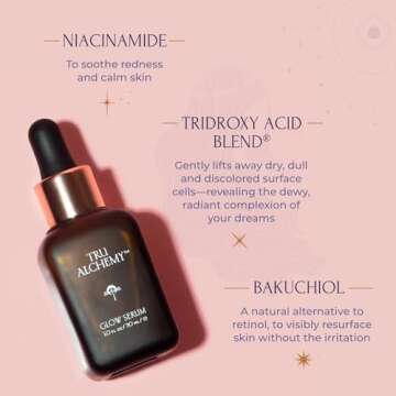 Tru Alchemy Vitamin C Glow Serum with Bakuchiol & Acids