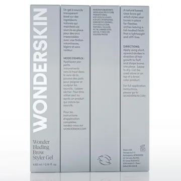 Wonderskin Clear Volumizing Brow Styler Gel Long Lasting