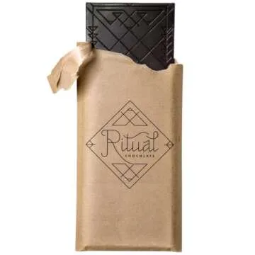 Ritual Dark Chocolate Bar, One Hundred 100% Cacao, Notes of Fruity, Earthy & Cocoa, 2.12 oz