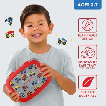Bentgo Kids Prints Leak-Proof Bento Lunch Box for Ages 3-7