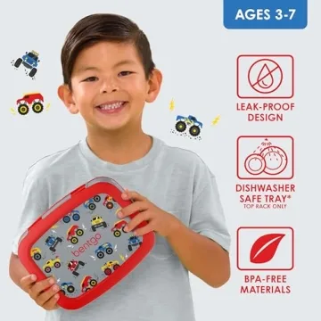 Bentgo Kids Prints Leak-Proof Bento Lunch Box for Ages 3-7