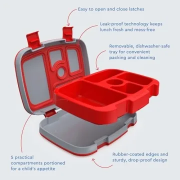 Bentgo Kids Prints Leak-Proof Bento Lunch Box for Ages 3-7