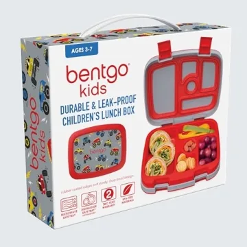 Bentgo Kids Prints Leak-Proof Bento Lunch Box for Ages 3-7