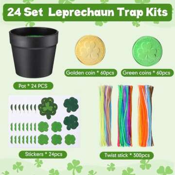 Hollowfly Leprechaun Trap Crafts Kits - St. Patrick's Day DIY Fun