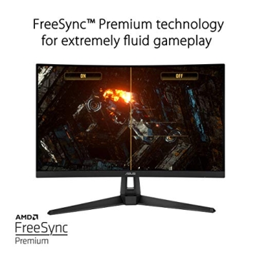 ASUS TUF 27" Curved Monitor - 1440P, 165Hz, HDR10