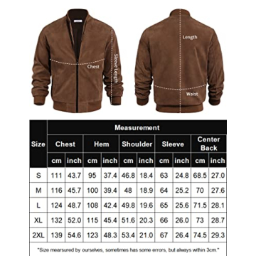 Stylish COOFANDY Men’s Varsity Bomber Jacket Lightweight Option
