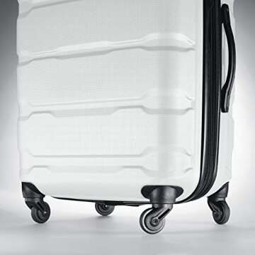 Samsonite Omni PC Hardside Expandable Luggage with Spinner Wheels, 3-Piece Set (20/24/28), White