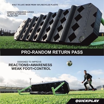 QUICKPLAY Portable Soccer Rebounder with Adjustable Angle