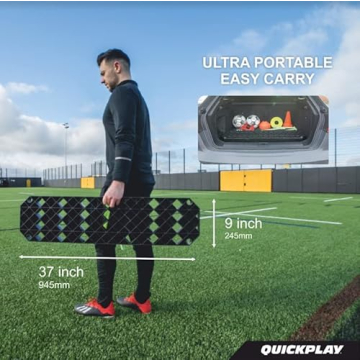QUICKPLAY Portable Soccer Rebounder with Adjustable Angle