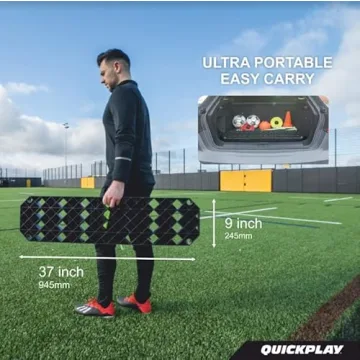 QUICKPLAY Portable Soccer Rebounder with Adjustable Angle