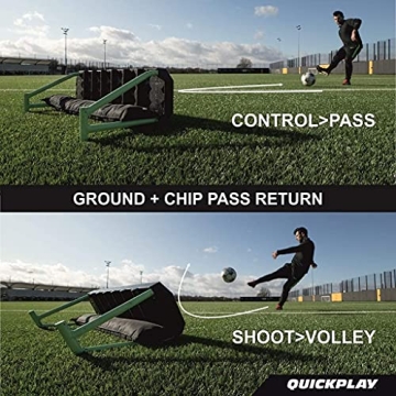 QUICKPLAY Portable Soccer Rebounder with Adjustable Angle