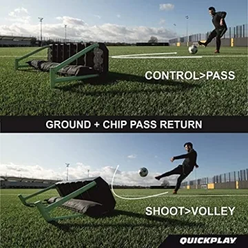 QUICKPLAY Portable Soccer Rebounder with Adjustable Angle