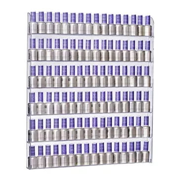 AMT Acrylic Nail Polish Racks for the Wall, CLEAR Nail Polish Display, Young Living Essential Oils O...