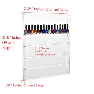 Stylish AMT Acrylic Nail Polish Rack Organizer for All