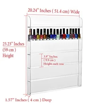 Stylish AMT Acrylic Nail Polish Rack Organizer for All