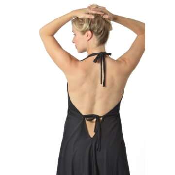 HGB Pretty Pushers Unicorn Cotton Jersey Labor Gown One Size (2-16 pre-pregnancy) Black