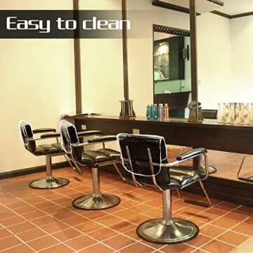 LEIFIDE Clear Chair Back Cover - 3 Pcs for Salon & Office