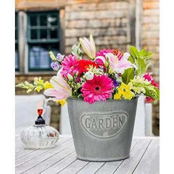 Briful Galvanized Buckets for Chic Home Decor