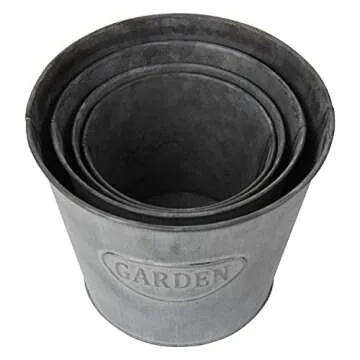 Briful Galvanized Buckets for Chic Home Decor