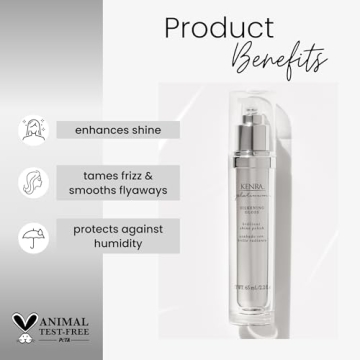 Kenra Platinum Silkening Gloss | Brilliant Shine Polish | Medium To Coarse Hair | 2.26 fl. Oz