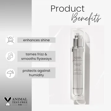 Kenra Platinum Silkening Gloss | Brilliant Shine Polish | Medium To Coarse Hair | 2.26 fl. Oz